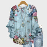 Sorcha - Graceful Floral Top