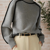 Moira | Chic Stand-Up Collar Jumper