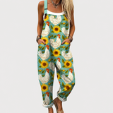 Radiant Print Dungarees