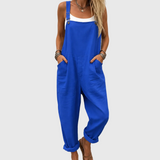 Soft Blue Jumpsuit - Casual Style