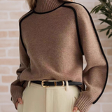Moira | Chic Stand-Up Collar Jumper