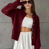 Aoife - Cardigan with Button Accents