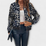 Ailís - Chic Leopard Print Jacket