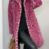 Clara - Chic Leopard Print Coat