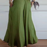 Gormfhlaith - Chic High-Waisted Trousers