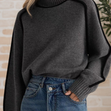 Moira | Chic Stand-Up Collar Jumper