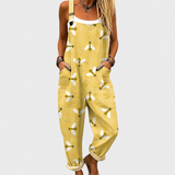 Freedom Print Dungarees