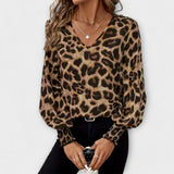 Síle - Animal Print Blouse