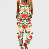 Effortless Print Dungarees