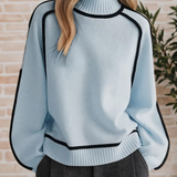 Moira | Chic Stand-Up Collar Jumper