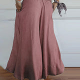 Gormfhlaith - Chic High-Waisted Trousers