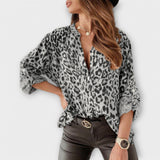 Saoirse - Leopard-Patterned Blouse