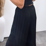 Ciara - Chic Pleated Trousers