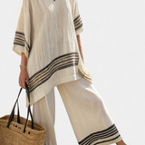 Blánaid - Organic Striped Ensemble