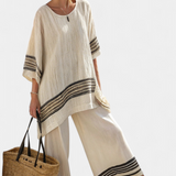 Blánaid - Organic Striped Ensemble