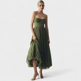 Íde - Elegant Pleated Maxi Dress