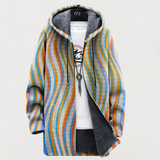 Caoimhe - Hooded Striped Cardigan
