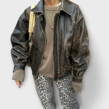 Aisling - Retro Leopard Print Jeans