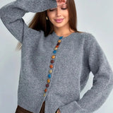 Aoife - Cardigan with Button Accents