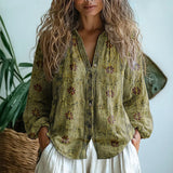 Sorcha - Elegant Floral Top