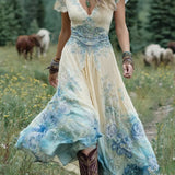 Maeve - Elegant Floral Maxi Dress