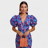 Bridie - Chic Tropical Elegance Dress