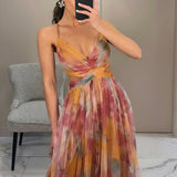 Ailionóra - Elegant Floral Maxi Dress