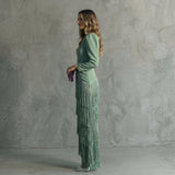Dolores - Elegant Long Fringe Dress