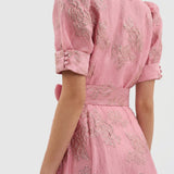 Anaïs - Elegant Long Jacquard Gown