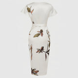 Aobhnait - Bow-Detail Midi Dress