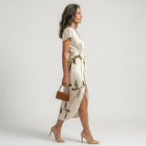Aobhnait - Bow-Detail Midi Dress