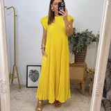 Anaïs - Flowing Pleated Maxi Dress