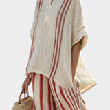 Aisling - Stylish Striped Ensemble