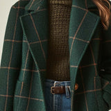 Aisling - Plaid Pattern Coat