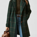 Aisling - Plaid Pattern Coat
