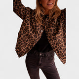 Caoimhe - Contemporary Leopard Print Coat