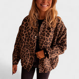 Caoimhe - Contemporary Leopard Print Coat