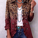 Kathleen - Leopard Gradient Blazer