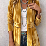 Orla - Sheen-Finished Open Blazer